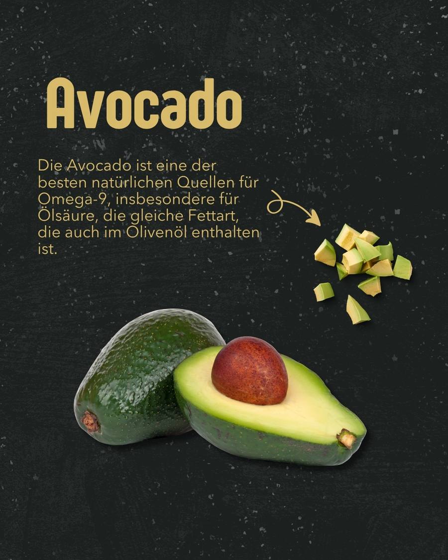 Avocat, source d'oméga-9